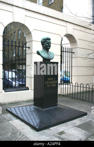 The John Fitzgerald Kennedy Memorial in Central London near Regents Park Stock Photo