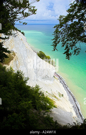 Denmarks island Mon chalk rocks Stock Photo