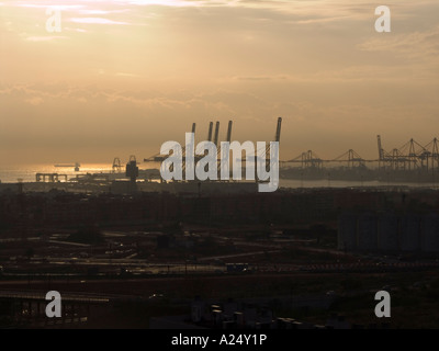 The harbour of valencia, spain. 2007 Stock Photo