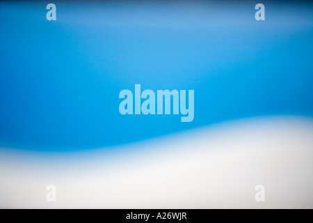 Soft focus background in blue and white Stock Photo