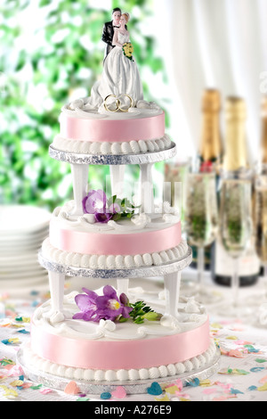 WEDDING CAKE Stock Photo