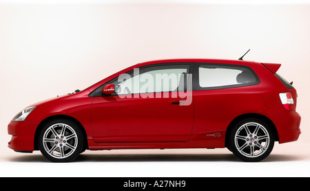Honda Civic Type R car, side view isolated on white background Stock ...