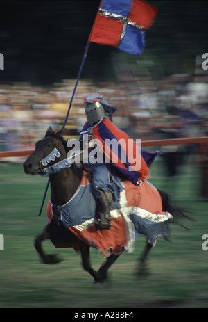 Medieval tournament in Visby Gotland Sweden Stock Photo