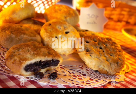 Eccles cakes Stock Photo