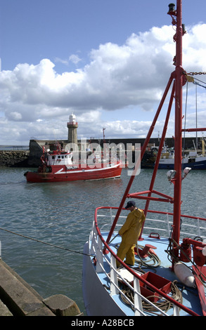 Dunmore harbor on the south coast of Ireland Stock Photo