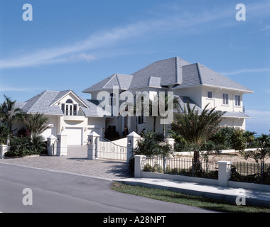 Luxury house, Grand Cayman, Cayman Islands, Caribbean Stock Photo