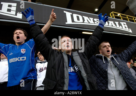 Millwall FC Fan pleading with the ref Stock Photo - Alamy