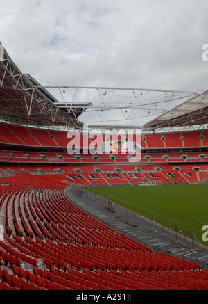 Tiered Seating at the New wembley Stadium during construction phase ...