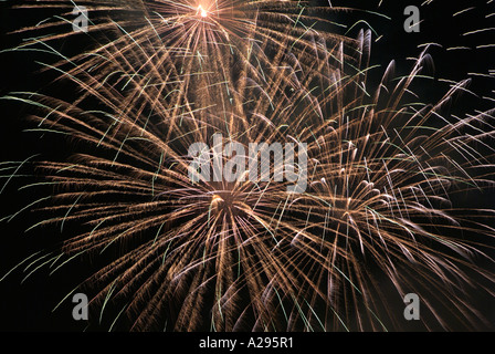 Firework Display Stock Photo