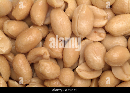 Salted Peanuts, Close Up. Stock Photo