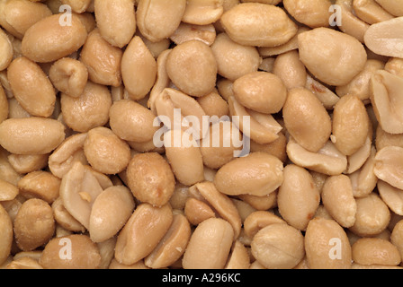 Salted Peanuts, Close Up. Stock Photo