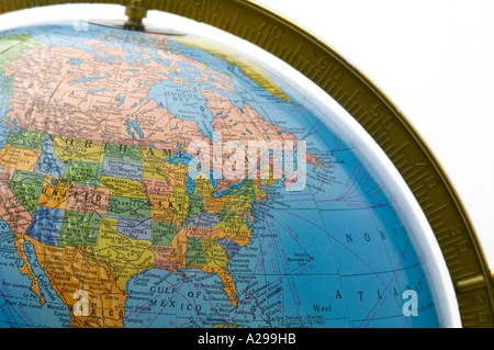 globe closeup Stock Photo