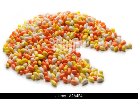 sugar coated fennel mound heap pile full fill grain round crystal crystallize granule sweet asian india oriental after dinner Stock Photo