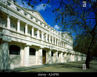 Carlton House Terrace in the Mall Westminster London England designed by John Nash which houses the ICA Gallery Stock Photo