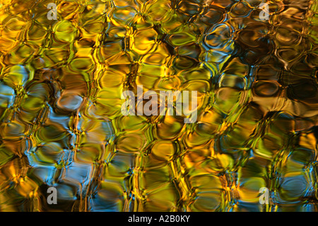Abstract Water Reflections In The Cauldon Canal Stock Photo - Alamy