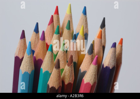 Colored pencils Stock Photo