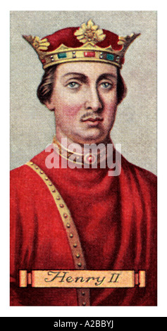 King Henry II one of a set of 50 EDITORIAL USE ONLY Stock Photo