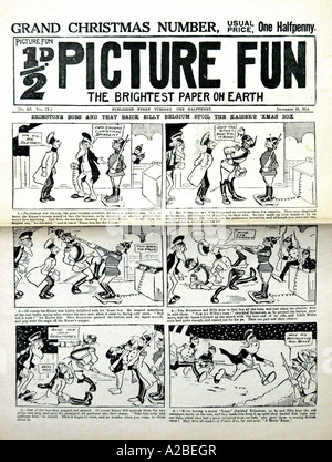 Picture Fun Comic 1914 EDITORIAL USE ONLY Stock Photo