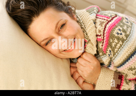 Mature woman portrait Stock Photo