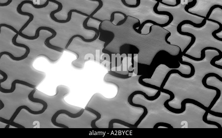 The Last Piece Of The Puzzle Stock Photo