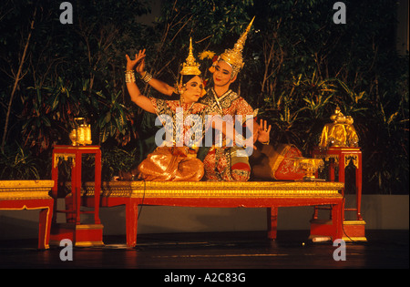 a Thai Drama performance in Bangkok in Thailand Stock Photo