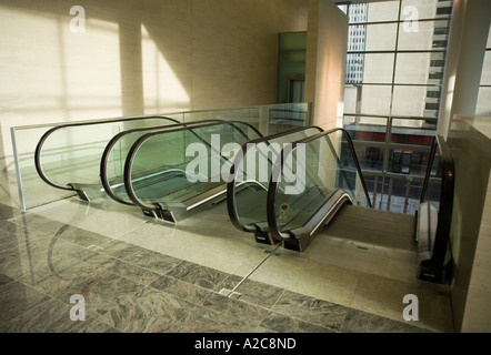 Escalators Stock Photo