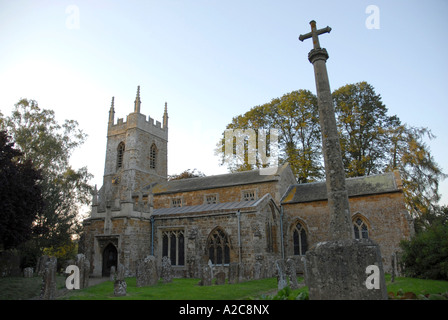 St Peter ad Vincula church in South Newington North Oxfordshire England Stock Photo
