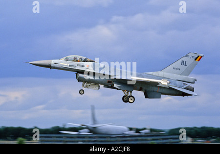Belgian Air Force General Dynamics F-16 Fighting Falcon Stock Photo