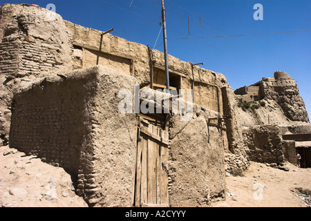 AFGHANISTAN Gazni Houses inside the ancient city walls of the Citadel Stock Photo