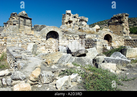 Martyrium of St Philip the Apostle in the ruins of Hierapolis Turkey Stock Photo