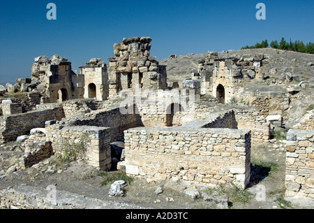 Martyrium of St Philip the Apostle in the ruins of Hierapolis Turkey Stock Photo