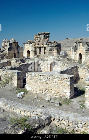 Martyrium of St Philip the Apostle in the ruins of Hierapolis Turkey Stock Photo