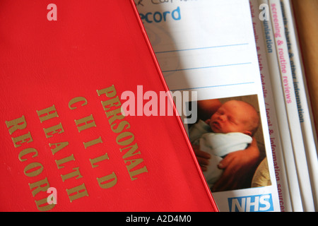 personal child health record Stock Photo