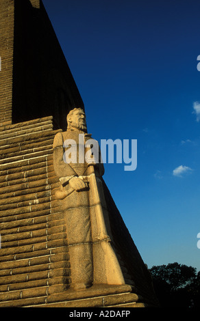 statue of Hendrik Potgieter Voortrekker monument Pretoria South Africa ...