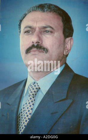 Ali Abdullah Saleh President Yemen Stock Photo