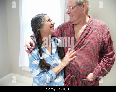 Looking at Each Other Stock Photo