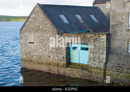 Old house Lervick Stock Photo