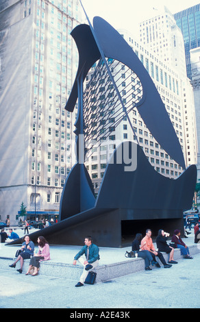 Untitled Picasso Sculpture Chicago Illinois USA Stock Photo