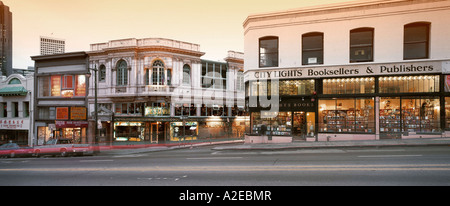 USA CA San Francisco City Lights bookstore Stock Photo