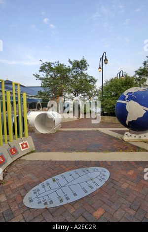 COSI - Imagination Station. A hands-on Science museum located on the riverfront in downtown Toledo Ohio Stock Photo