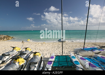 BAHAMAS, Grand Bahama Island, Lucaya: Lucaya Beach Resort, Beachfront Stock Photo