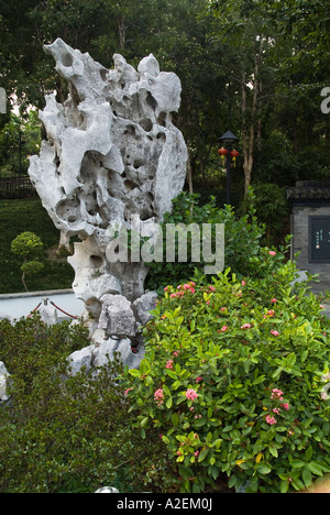 dh Kowloon Walled City Park KOWLOON PARK HONG KONG Jackie Pullinger Rock work of art sculpture artwork