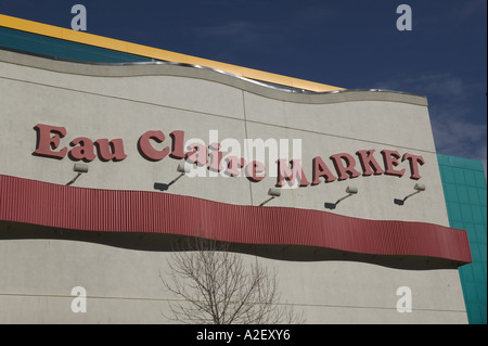 Canada, Alberta, Calgary: Eau Claire Market, Exterior View Stock Photo