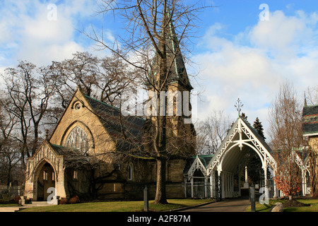 Toronto Crematorium Chapel downtown Toronto Ontario Canada Chapel where was filmed four weddings and one funeral Stock Photo