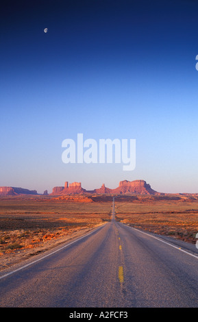 Disappearing Road Monument Valley Utah USA Stock Photo