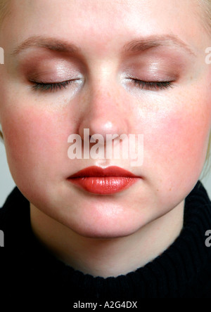 Russian woman's face Stock Photo - Alamy
