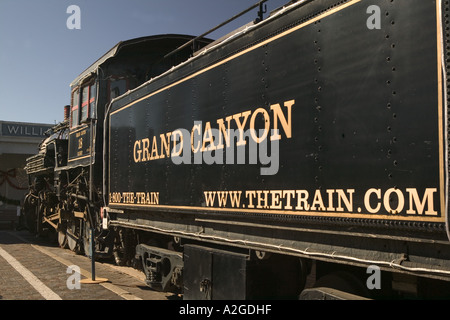 USA, Arizona, Williams: Grand Canyon Railroad Train Stock Photo