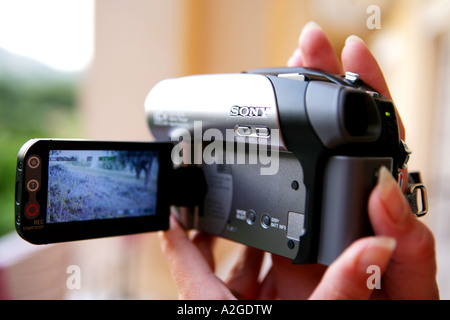 DVD Camcorder Model Released Stock Photo