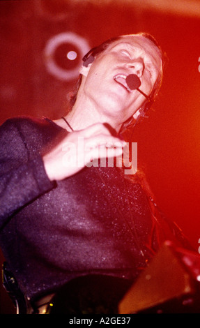 The Shamen vocalist, Colin Angus, live on stage at Reading Festival ...