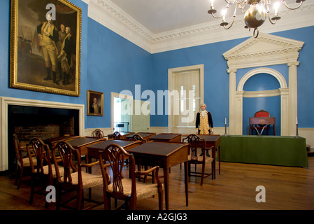 Interior of the Maryland Senate chamber, in the State House (capitol ...